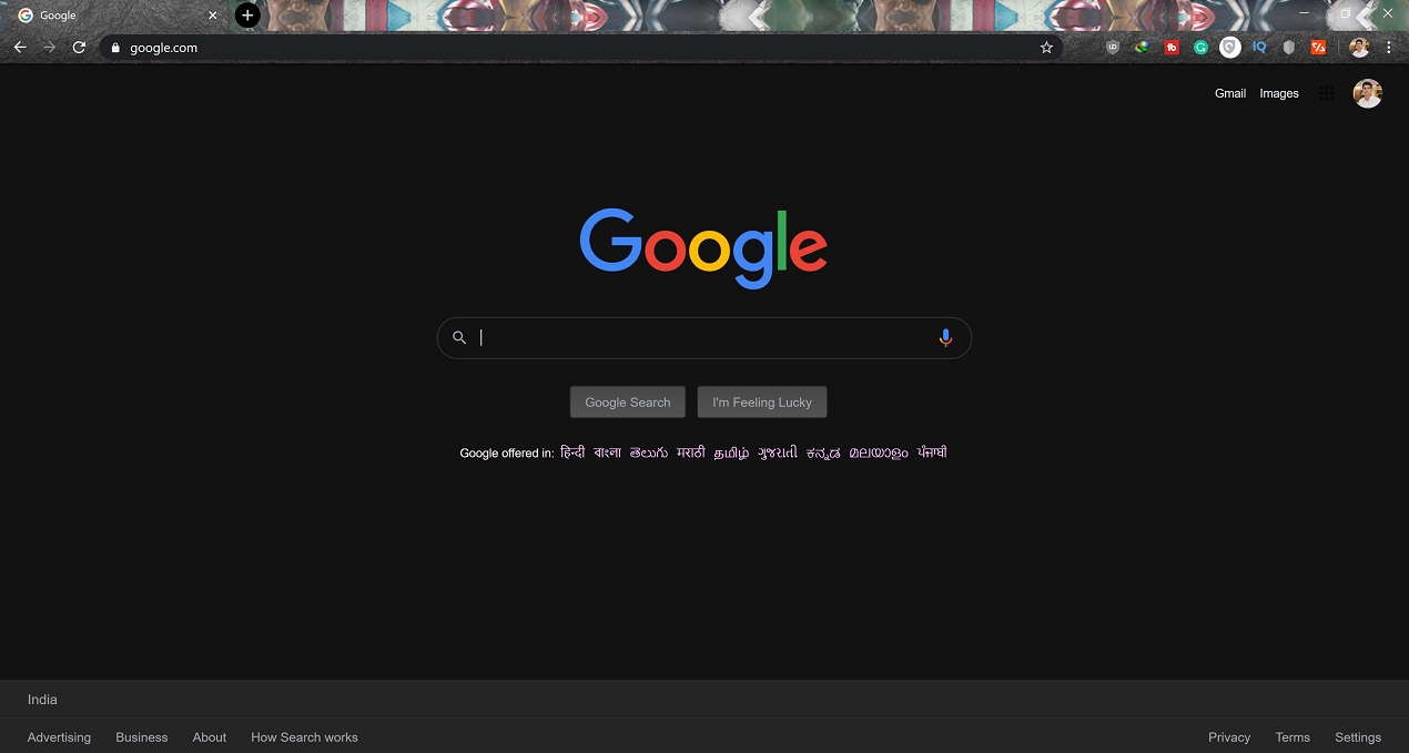 CAN YOU MAKE CHROME DARK MODE visual data 5