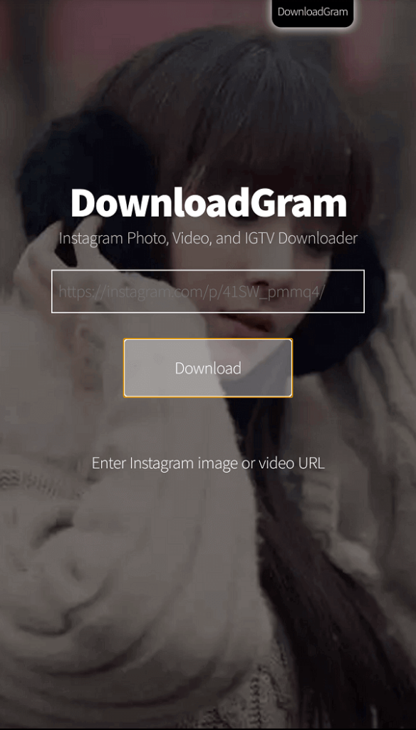 Downloadgram to download Instagram Photos