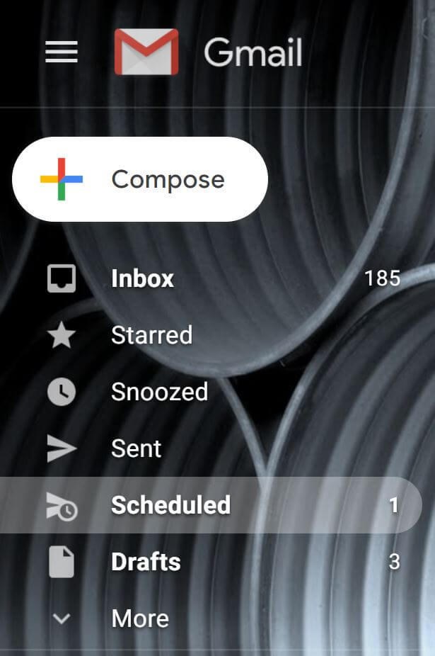 Gmail Scheduled mail label